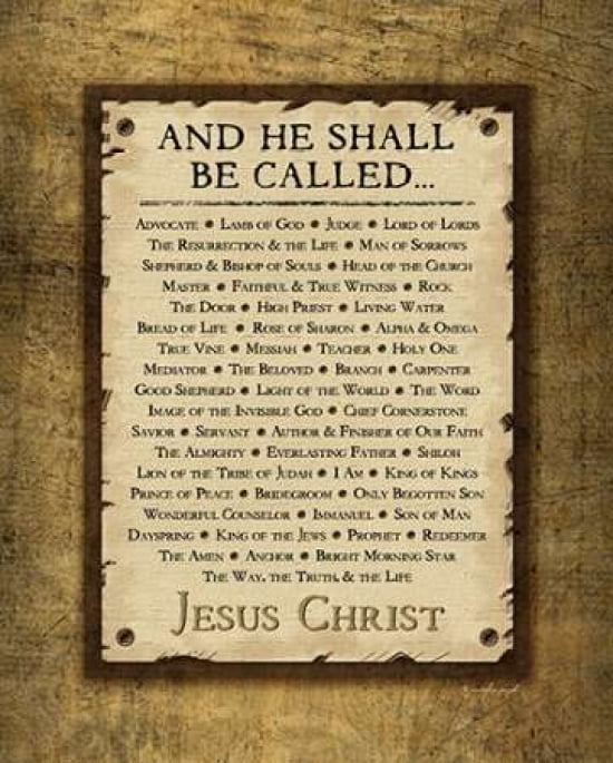 Names Of Christ Can