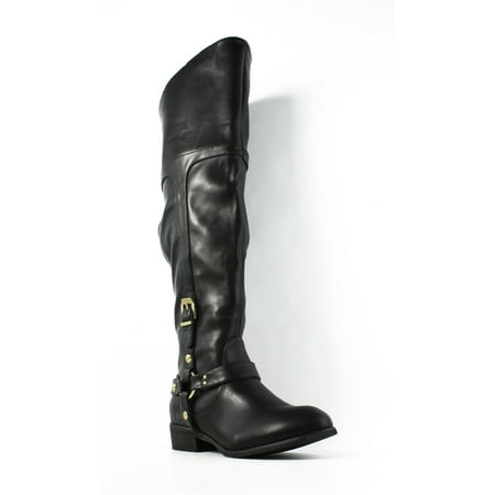 - Report Signature Womens Geena Black Fashion Boots Size 6