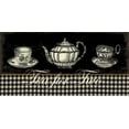 thumbnail image 2 of Wilson, Aimee 24x14 Gold Ornate Wood Framed with Double Matting Museum Art Print Titled - Tea for Two, 2 of 4