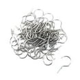 thumbnail image 2 of Yueton 50pcs Metal Screw-in Ceiling Hooks Cup Hooks (Nickel), 2 of 10