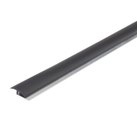 M-D Building Products 31215 1-1/4 In. X 96 In. Black Vinyl Divider In.T In. w/ Metal Track