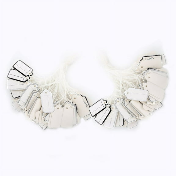 200 Label Tie String Price Tag Tags Display 1.02x0.51" HOT