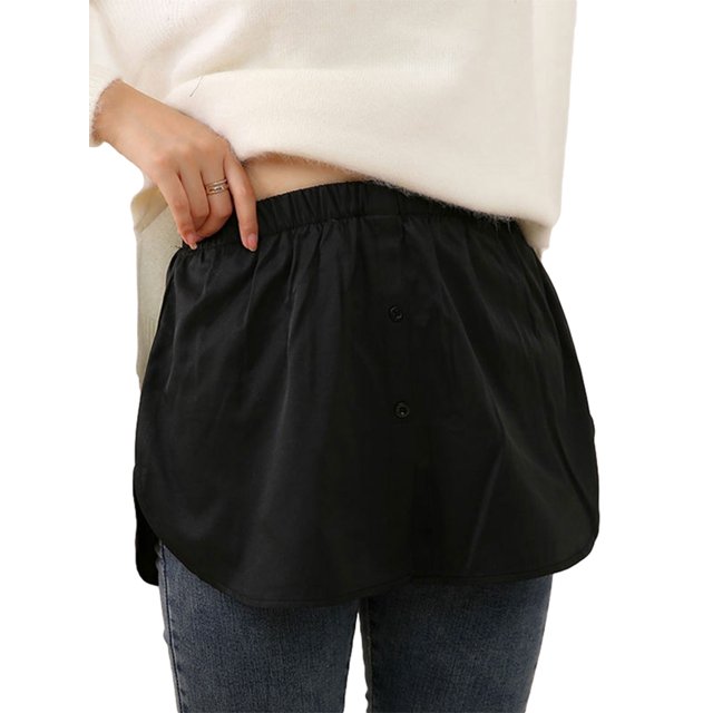 ITFABS Hoodie Hole High-Waist Side Spilt Slimming Party Ripped Unisex Skirt