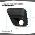 thumbnail image 4 of Fog Light Trim Cover Bezel Driver Side Fit for 2019-2021 Subaru Forester 57731SJ050, 4 of 10