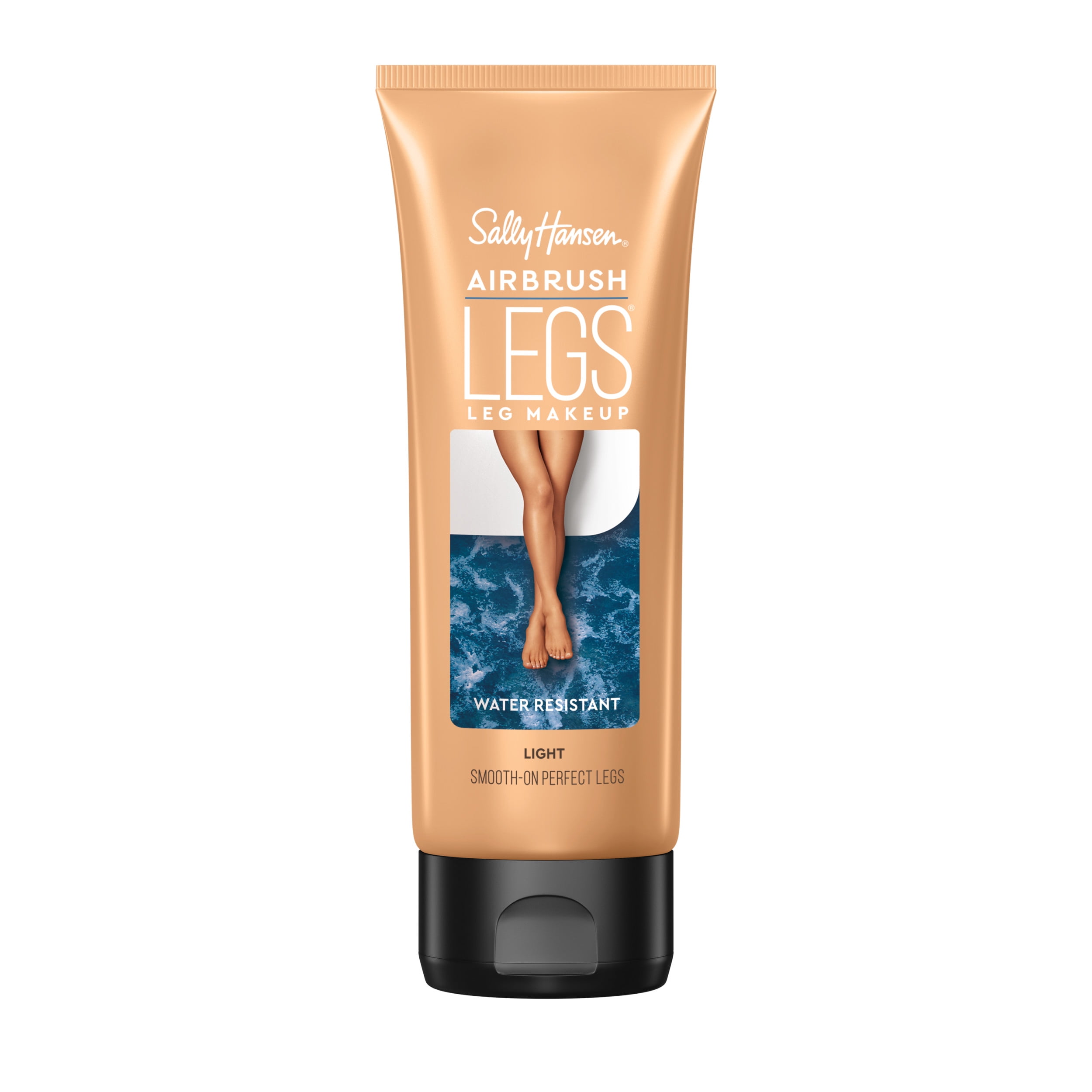 (2 pack) Sally Hansen Airbrush Legs Lotion, Light, 4.4 oz, Water and Transfer-Resistant