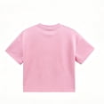 thumbnail image 4 of Ulitacool Tops For Girls Summer Short Sleeve O Neck Cartoon Prints Tee 4-5 Years Pink, 4 of 8