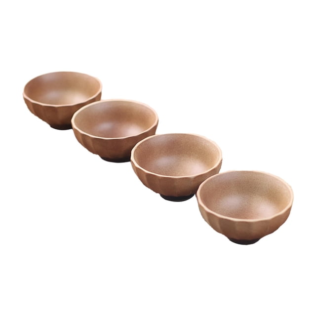 Juego de tazas de té de cerámica de 4 piezas, vajilla de , tazas de té kungfú chino para viaje, del té, fiesta, oficina, té verde