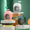 thumbnail image 2 of Air Cooler 500mL Mini Space Cooler with Misting Desktop Air Conditioning Fan with 3 Wind Speeds Colorful USB Powered Quiet Air Cooler Cooling Fan for Home Room Office, 2 of 7