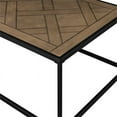 thumbnail image 4 of 48" Parquet Top Wood Coffee Table - Brown, 4 of 5