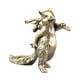 thumbnail image 2 of Estatua de ardilla de latón, adorno antiguo de ardilla, coleccionable, decoración de escritorio, escultura animal para hogar, escritorio, oficina,, 2 of 9