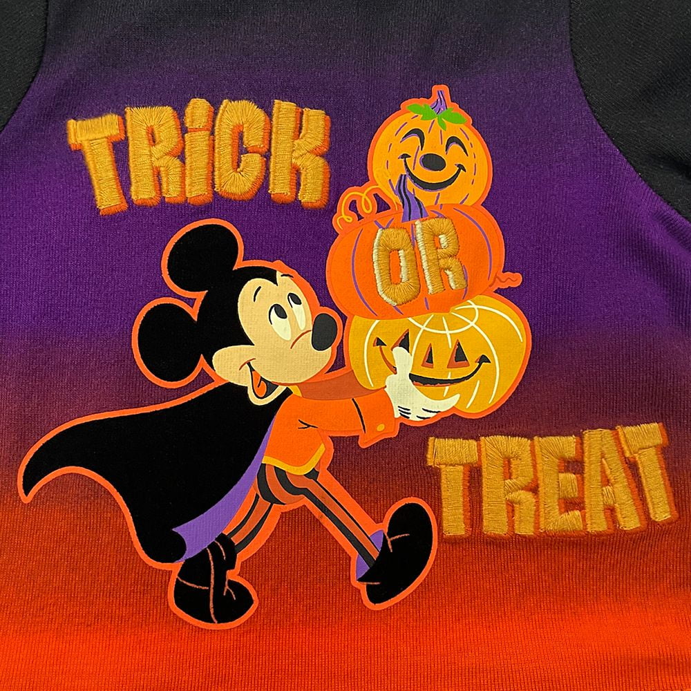 Disney Trick or Treat Mickey Mouse Halloween Baby Bodysuit Size 6 9 Months