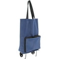 thumbnail image 1 of Panier d'Achats avec Roue Sac de Chariot d'Épicerie Pliant Pochette de Sac d'Épicerie, 1 of 8