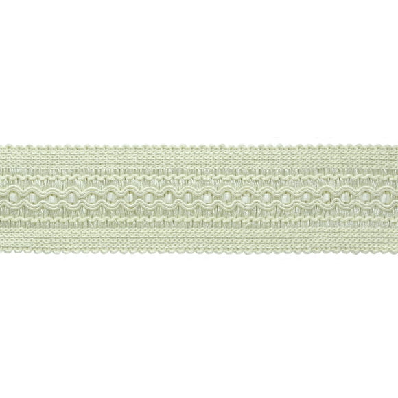 2" (5cm) Basic Trim Collection Solid Wide Gimp Braid Trim (Style# 0200SG), Off White #26 (Ivory Off White) 27 Yards (82 ft/25m)