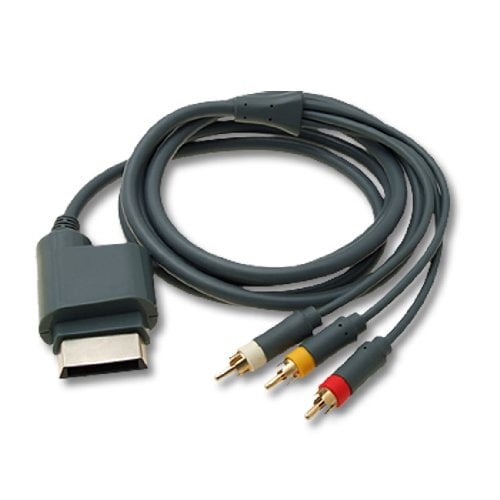 Normal 6FT Gray RCA Audio Video AV Cable for Xbox 360