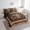 thumbnail image 3 of Castle Fairy Boys Girls Safari Deers Twin Bedding Sets,Animal Bedding Comforter Set, 3 of 8