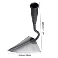 thumbnail image 1 of Farm Tools Hoes Garden Vegetable Planting Triangle Furrow Hoe Small Land Turning Loose Soil Hoe Agricultural Manual Plough Rake Size L, 1 of 6