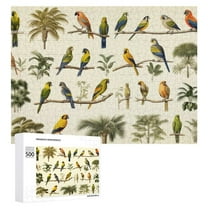 500 Piece Bird Puzzle - Challenging and Fun Jigsaw Game for All Ages