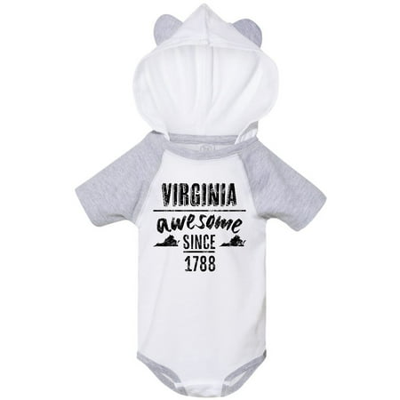 

Inktastic Virginia Awesome Since 1788 Gift Baby Boy or Baby Girl Bodysuit