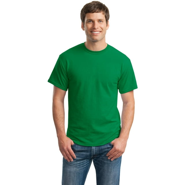 Gildan T-Shirt pour Hommes à Manches Courtes DryBlend 50 Coton/50 Polyester - 8000