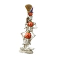 thumbnail image 4 of Estatua de calabaza de esqueleto de Halloween, colección de esculturas de resina, decoración de Halloween para fiestas, sala de estar y oficina., 4 of 9