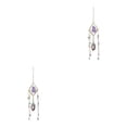 thumbnail image 3 of Advancent Crystal Suncatcher Colgante Rainbow Maker con marco de metal Decoración Wind Chime Adornos Ventana Interior Árbol de Navidad Type8 NO8, 3 of 6