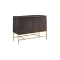 thumbnail image 4 of Accent Cabinet, Solid Wood Storage Cabinet with Doors, Modern 2-Shelf Accent Chest, Living Room & Entryway Furniture, 4 of 8