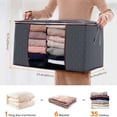 thumbnail image 5 of Organizador Plegable de Ropa Cobijas Almohadas para Almacenamiento Set 8 Pzs, 5 of 5
