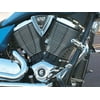 Kuryakyn 7685 Smooth V Side Cover Trim - Chrome