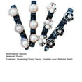 thumbnail image 7 of sunsanly 4Pcs Girl Hairpins Shining Cherry Decor Double Layer Hair Clips Lady Braid Side Bang Hair Pins Hair Accessories, 7 of 7