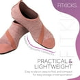 thumbnail image 4 of FITKICKS Live Well Active Footwear Foldable Water Shoes, Heathered Mauve (Women's), 4 of 7