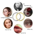 thumbnail image 3 of RYUJNDK 6/8/10/12mm Silver Gold Seamless Nose Stainless Steel Body Jewelry Tragus Septum Piercing Cartilage Hoop Unisex, 3 of 15