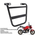 thumbnail image 3 of Motorcycle Side Mount Saddlebag Support, 12mm Diameter Motorcycle Side Storage Bag Frame Bracket Easy Installation Matte Black Wear Proof  for Grom 125 MSX 125, 3 of 7