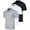 Set P, variant on 3 Pack: Men's Short Sleeve Golf Polo Casual Workout Sports Moisture Wicking Collared Shirt (Big & Tall)