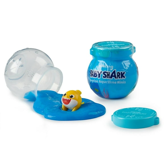 Pinkfong Baby Shark Official Surprise Aqua Slime Minis - By WowWee