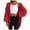 Red, variant on Winter Cardigan for Women Women's Hooded Cardigan Thick Knit Sweater Jacket Big Coat