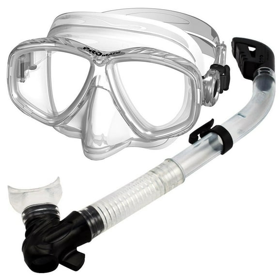 Snorkeling Mask Snorkel Set, Clear