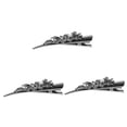 thumbnail image 4 of FRCOLOR 3pcs Hair Clip Crystal Alligator Clip Women Wedding Decorative Bling Barrette, 4 of 8