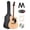 Acoustic Electric Bundle w/ Gig Bag, variant on Fender Redondo Dreadnought Acoustic Guitar - Natural Bundle with Gig Bag, Strap, Strings, Picks, and Austin Bazaar Instructional Video