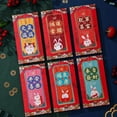 thumbnail image 1 of ziyahi Rabbit Year Creative Cartoon Return Gift New Year Red Envelope Wedding Gift, 1 of 2