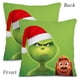 thumbnail image 5 of Fundas de almohada de dibujos animados divertidos Sofá de dibujos animados Decorativo Hogar Impresión de doble cara Funda de cojín de felpa corta Linda GG-grinch, 5 of 5