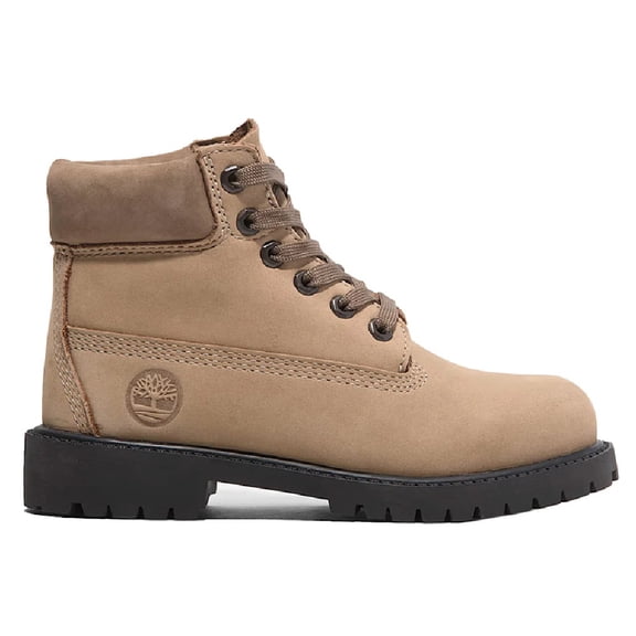 Big Kid's Timberland Premium 6 In Lace Medium Beige Nubuck (TB0A6BET EN3) - 6