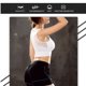 thumbnail image 3 of Chaleco deportivo Sujetador con aros Ropa interior para correr de yoga de secado rápido Fitness, Blanco, M Advancent AP001273-02B, 3 of 7