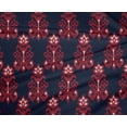 thumbnail image 4 of oneOone Polyester Lycra Fabric Floral Ikat Print Sewing Fabric BTY 56 Inch Wide, 4 of 4