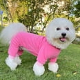 thumbnail image 3 of TELOLY Dog Clothes All-Occasion Cozy Dog Coat Elastic-Bound Neckline Cute Dog Outfit Black, 3 of 4