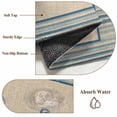 thumbnail image 6 of Blue Nautical Anchor Area Rugs 5'x7', Small Throw Rugs for Laundry Room Playroom, Country Retro Ocean Beach Stripes Beige Indoor Outdoor Rug Non-Slip Low Pile Carpet Runner Reversible Floor Mats, 6 of 8