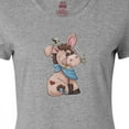 thumbnail image 4 of Inktastic Western Dilly Donkey Women's T-Shirt, 4 of 5