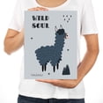 thumbnail image 5 of Koyal Wholesale Scandinavian Hello Llama Kids Wall Art Collection,  Wild Soul, 5 of 5