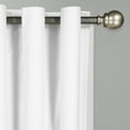 thumbnail image 2 of Eclipse Dayton Solid White Blackout Grommet Single Curtain Panel, 42" x 63", 2 of 5