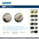 thumbnail image 3 of Deadbolt Schlage B60 N 626 con llave, 1 cara, cromo satinado, 3 of 7