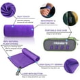 thumbnail image 4 of 4Monster Microfiber Towel with Carry Case, Quick Dry Towel, Purple, L, 4 of 8